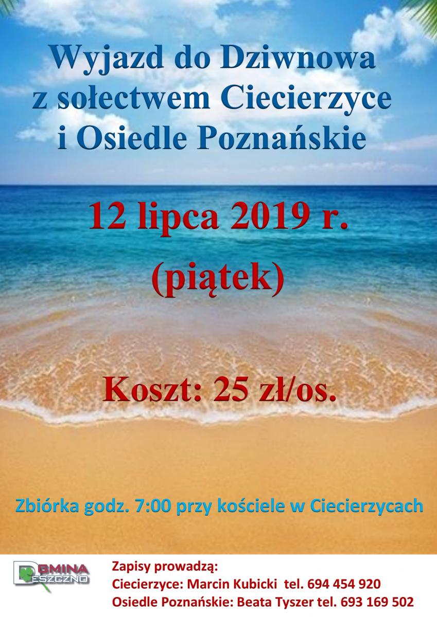 wyjazd do Dziwnowa z sołectwem Ciecierzyce i Osiedle Poznańskie