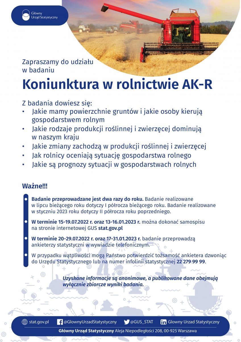 Badania Koniunktury w Gospodarstwach Rolnych