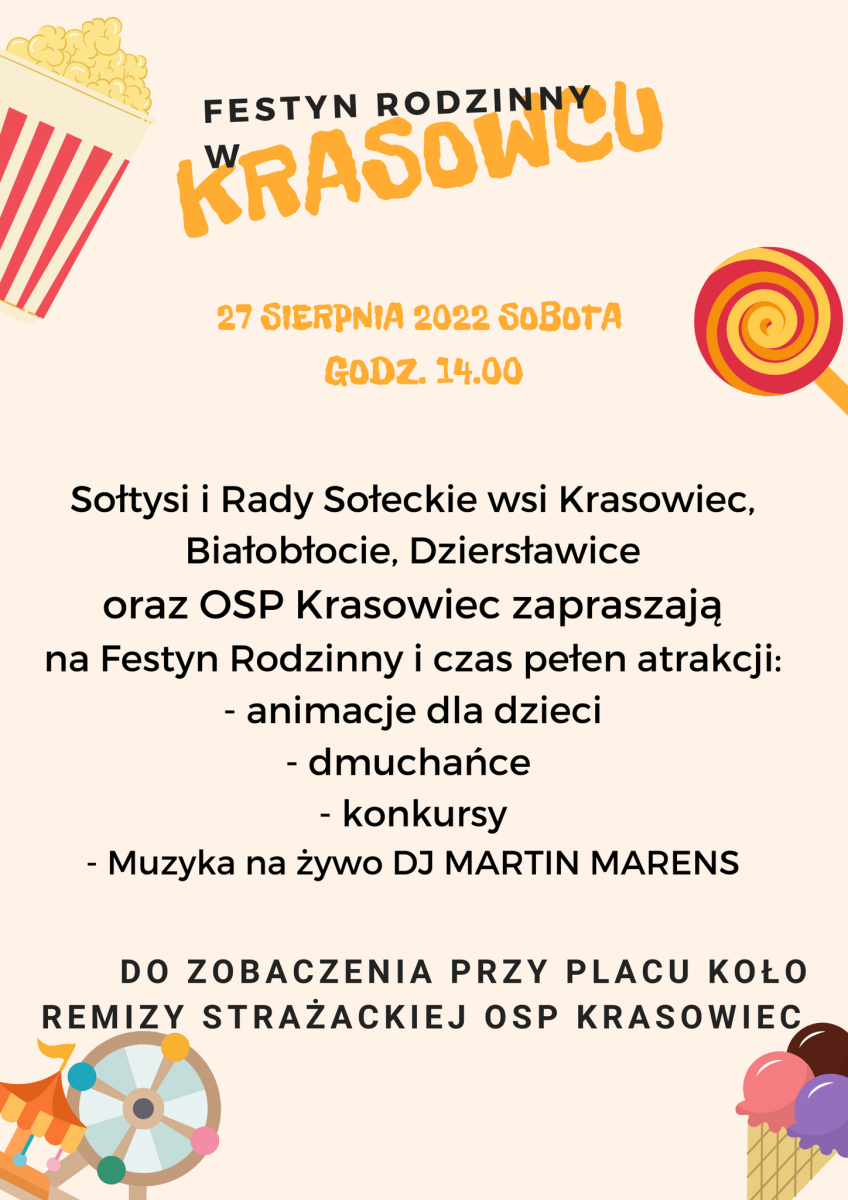 festyn rodzinny w krasowcu