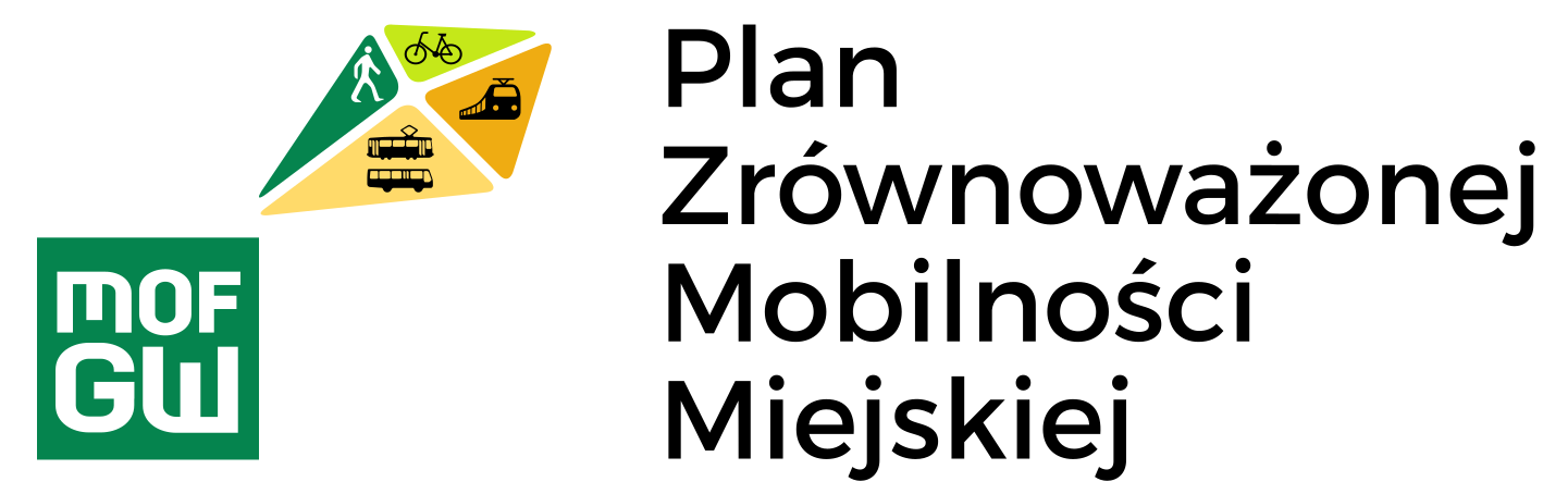 logo plan zrównoważonej mobilności miejskiej MOF