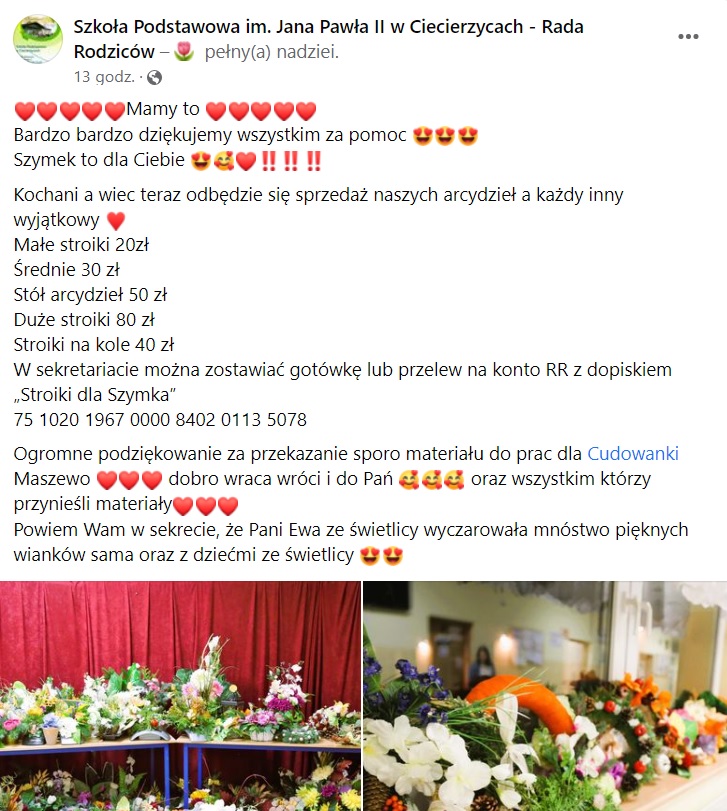 pomoc dla Szymka