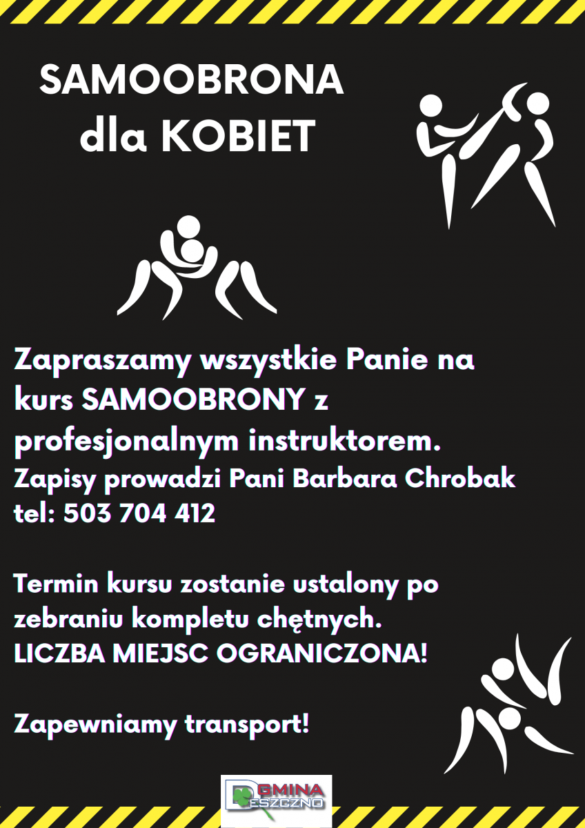 plakat kurs samoobrony