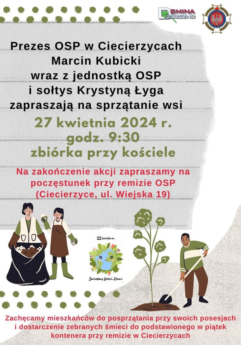 sprzątanie wsi Ciecierzyce