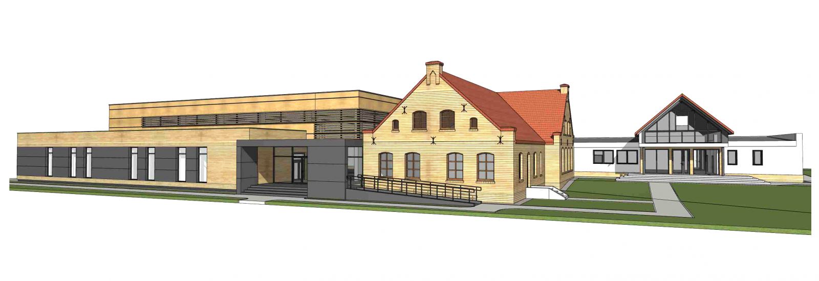 SP Ulim wizualizacja sala gminastyczna 