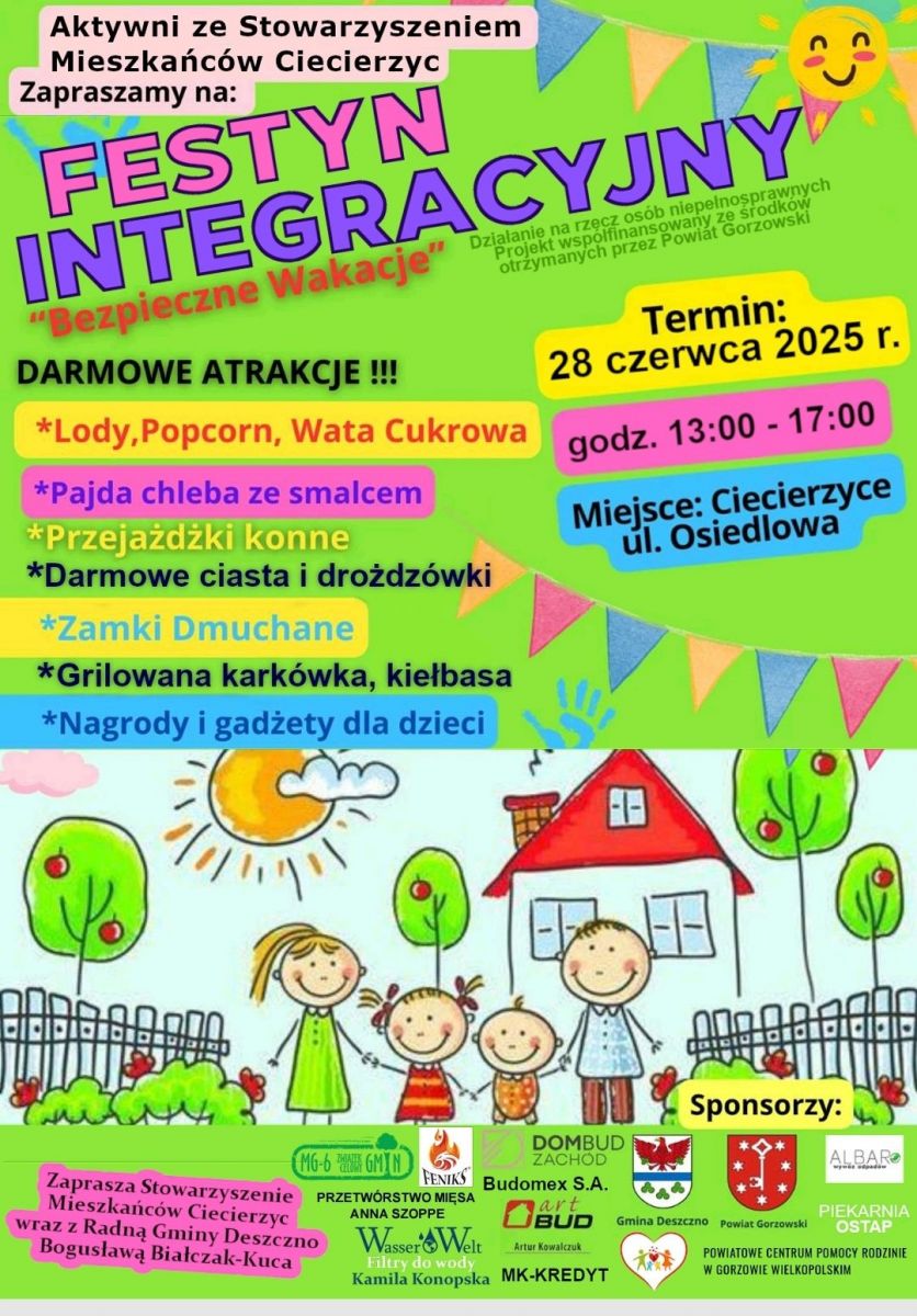 festyn integracyjny w ciecierzycach 