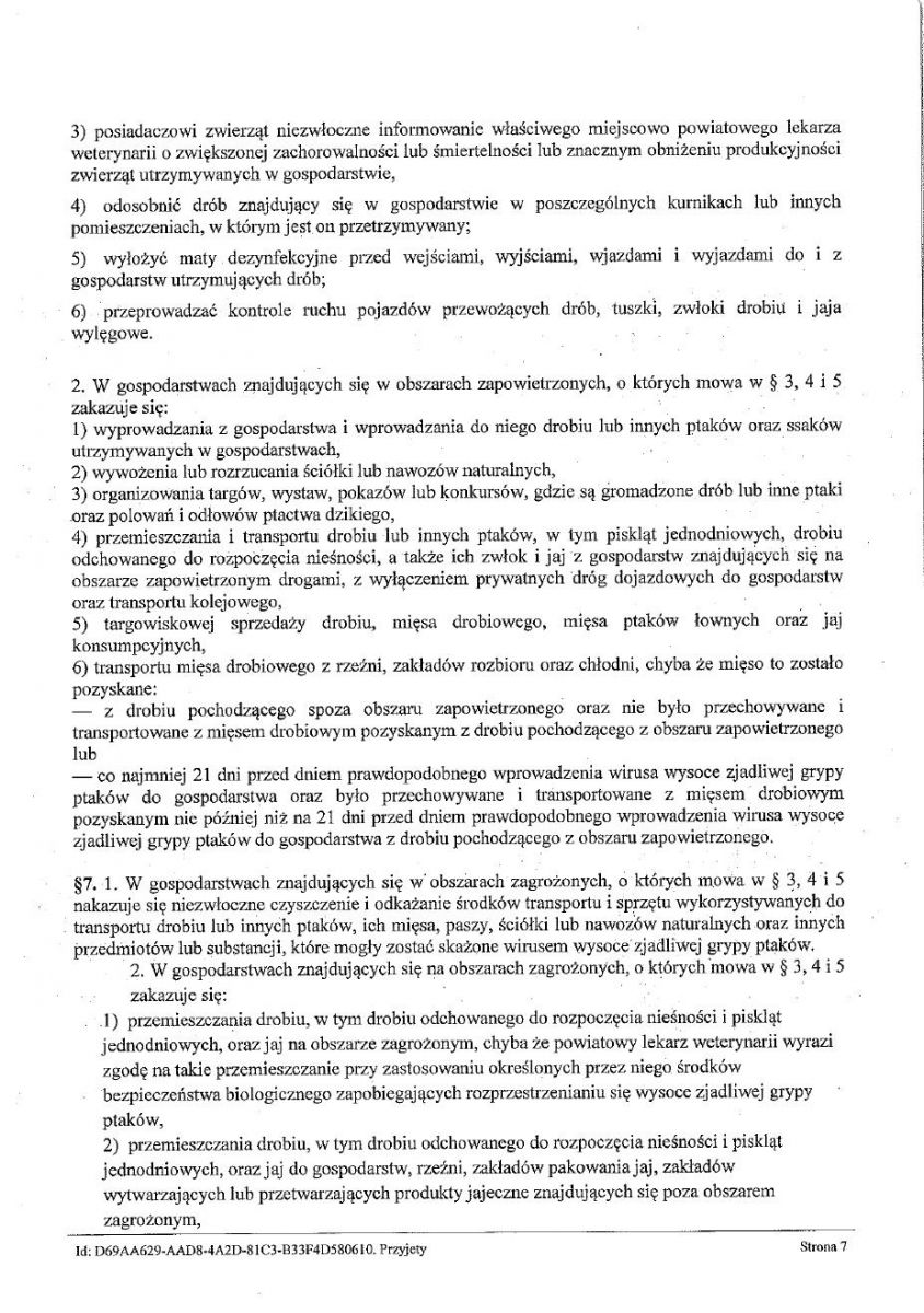 Rozporządzenie Wojewody Lubuskiego 17.12.2016