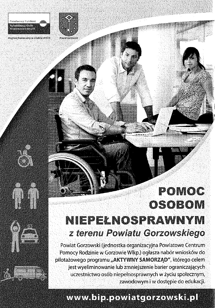 Powiatowe Centrum Pomocy Rodzinie - ulotka 