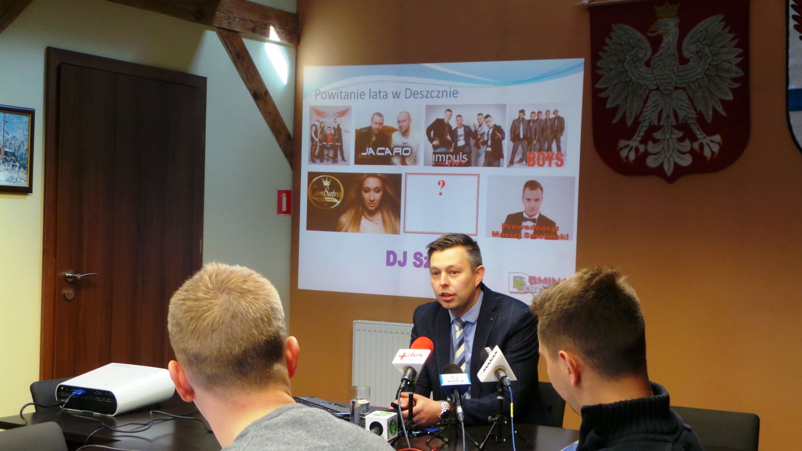 Zdjęcie z konferencji prasowej dotyczącej imprezy na Powitanie Lata