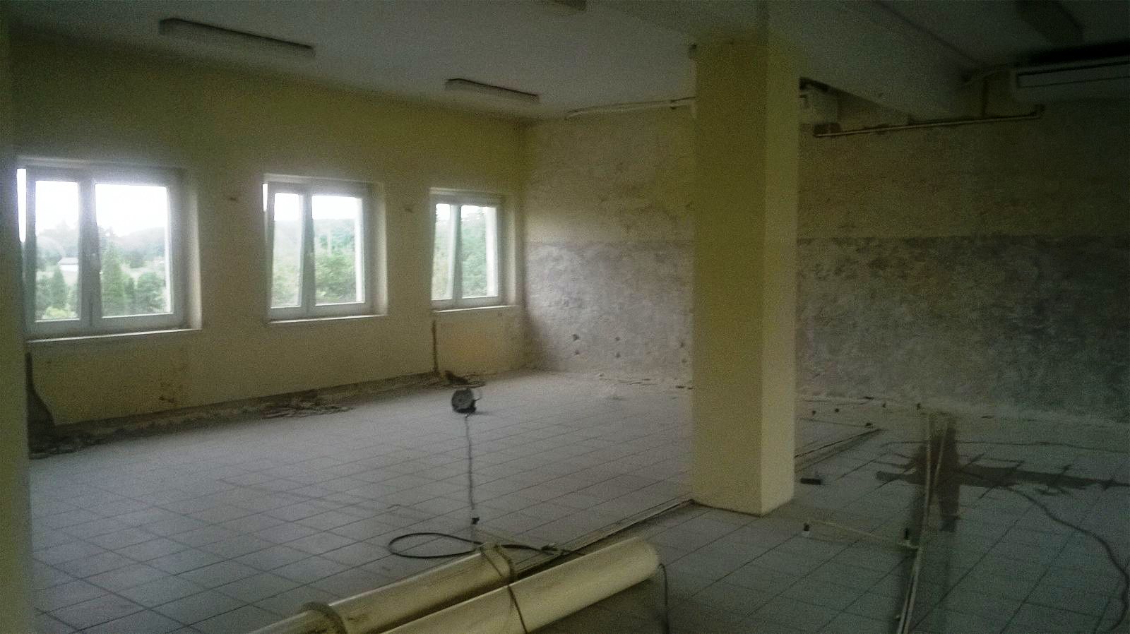 Świetlica wiejska w Deszczno w trakcie remontu