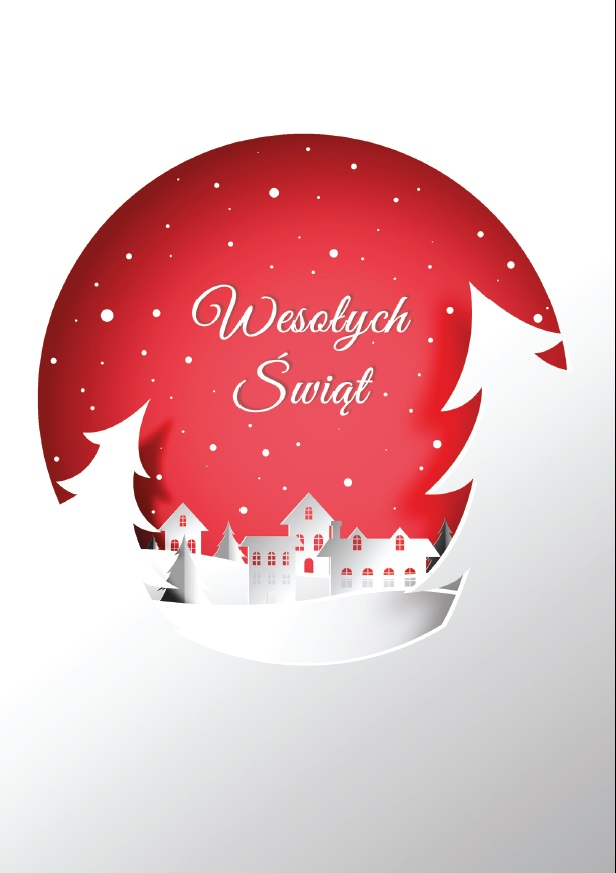 Wesołych Świąt - kartka z życzeniami