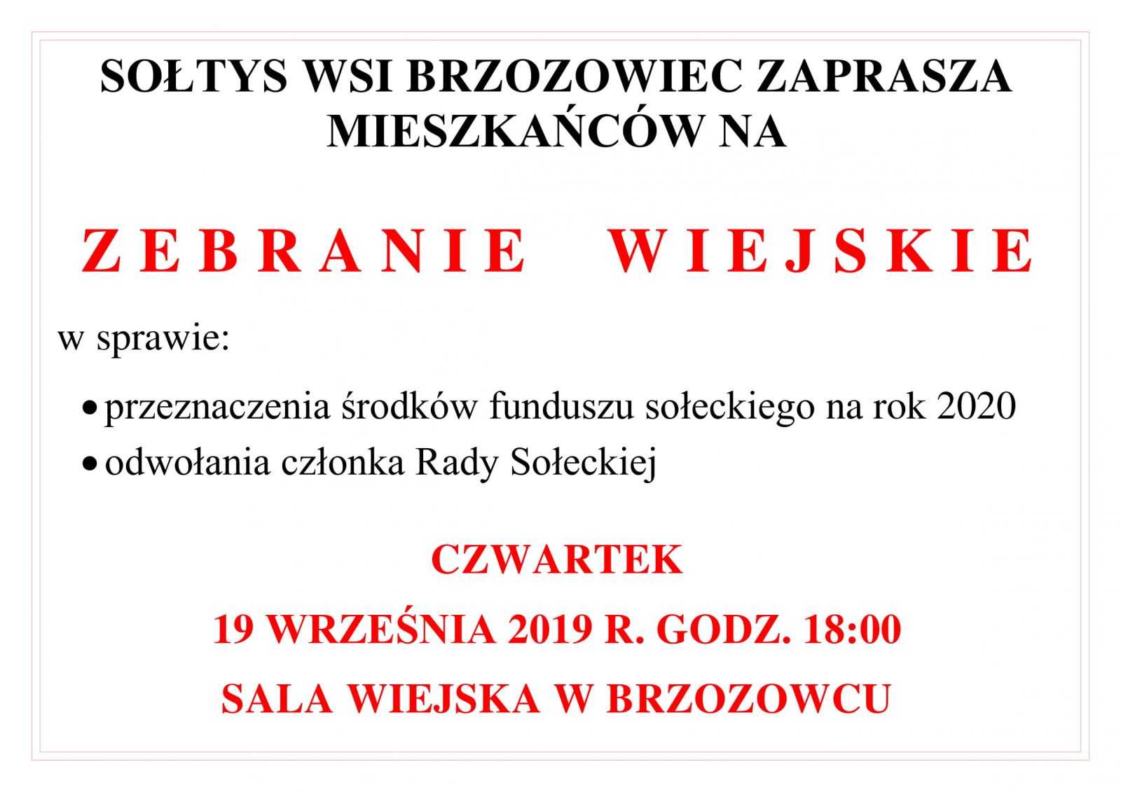 BRZOZOWIEC ZEBRANIE 