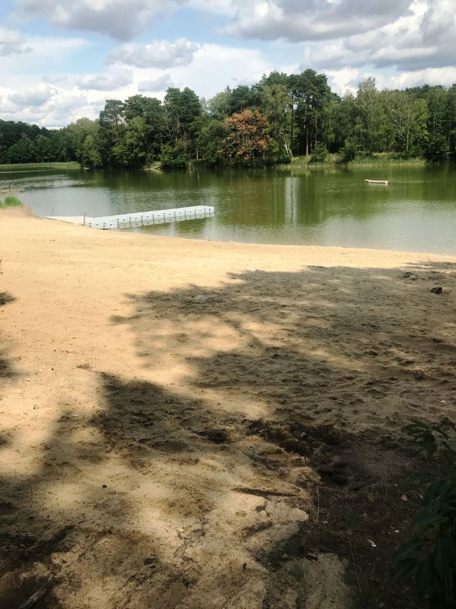 plaża w Gliniku - nowy piasek