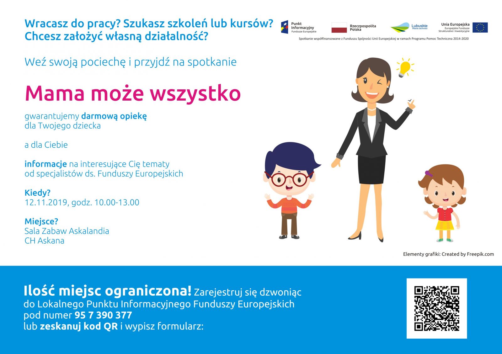 mama może wszystko szkolenia  Fundusze Europejskie 