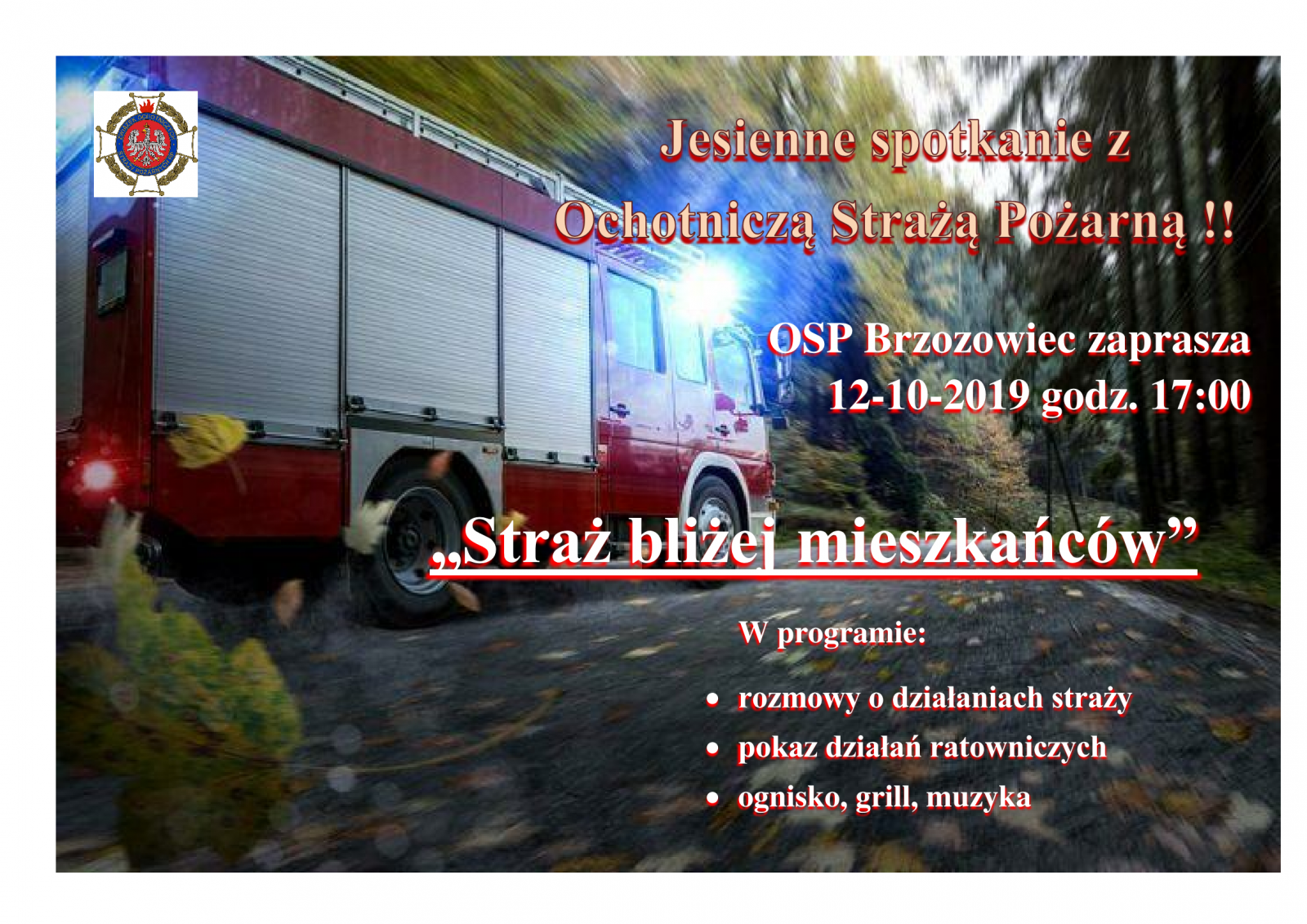 Jesienne spotkanie z OSP