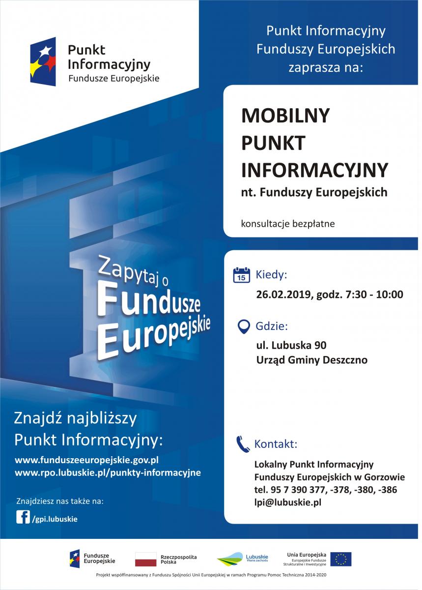 punkt informacyjny fundusze europejskie