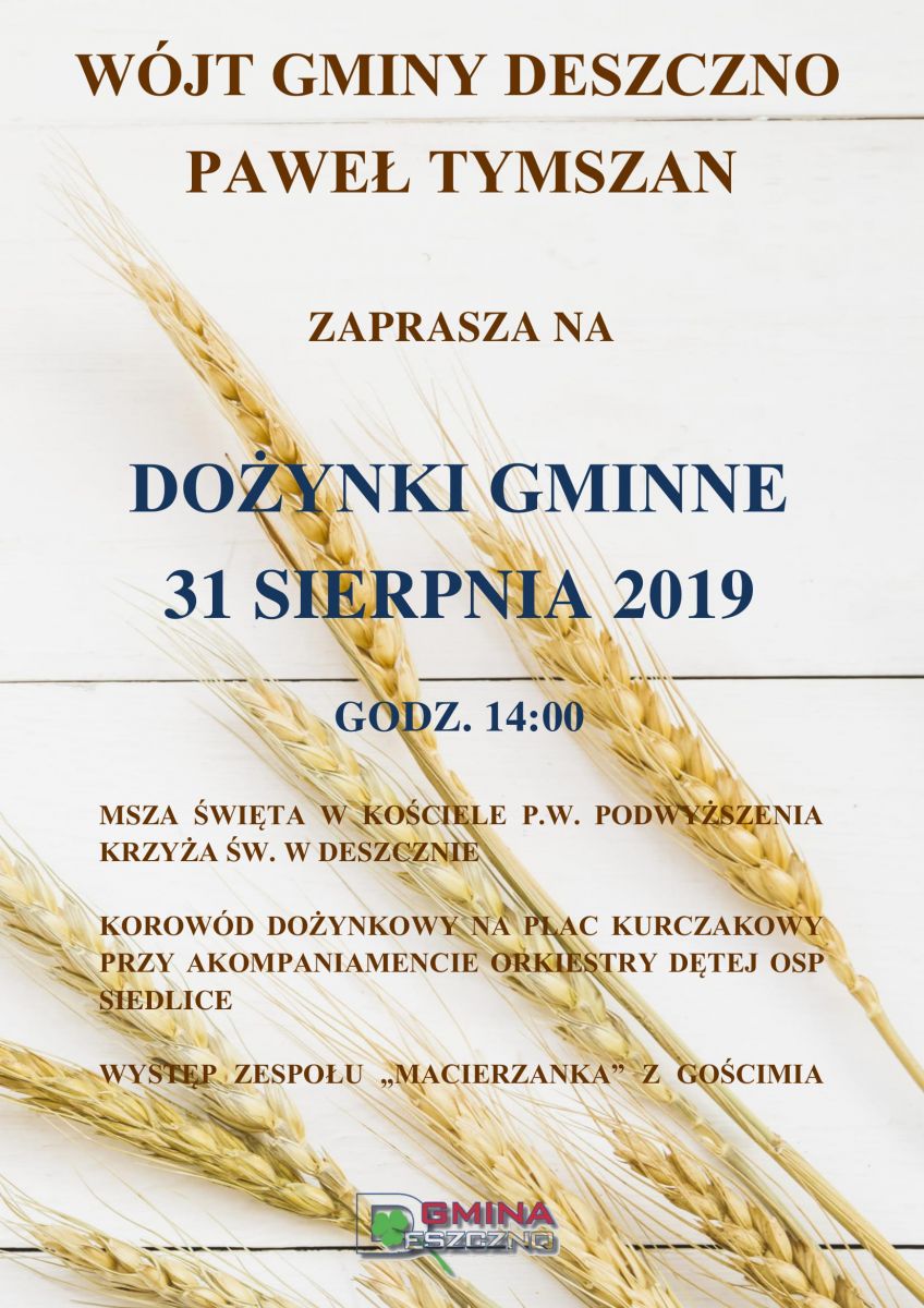 dożynki gminne 2019