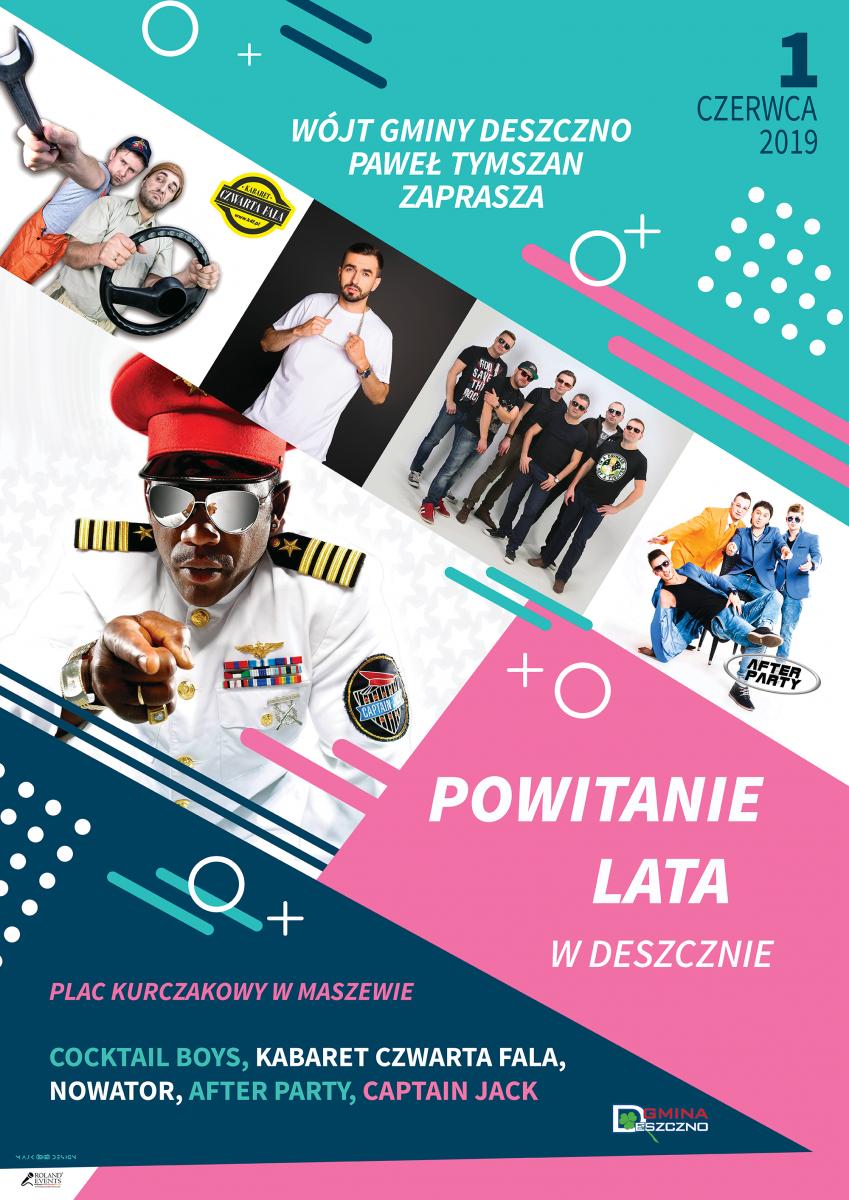 Powitanie Lata w Deszcznie plakat