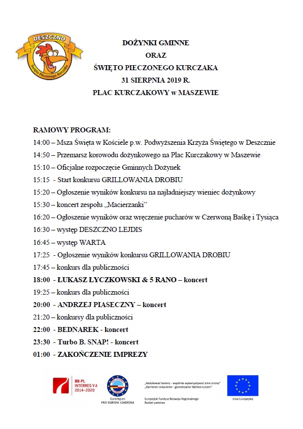 program święta pieczonego kurczaka 2019