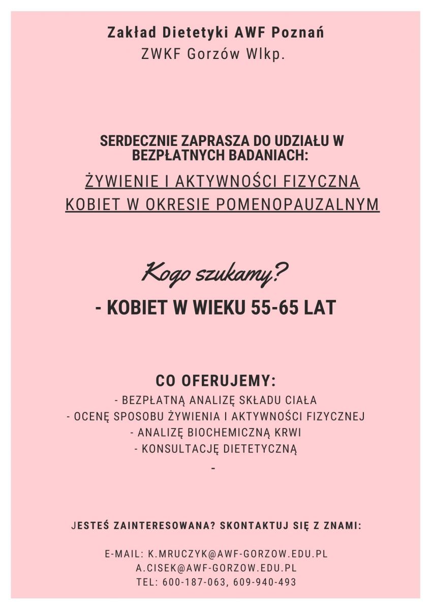 bezpłatne badania dla kobiet