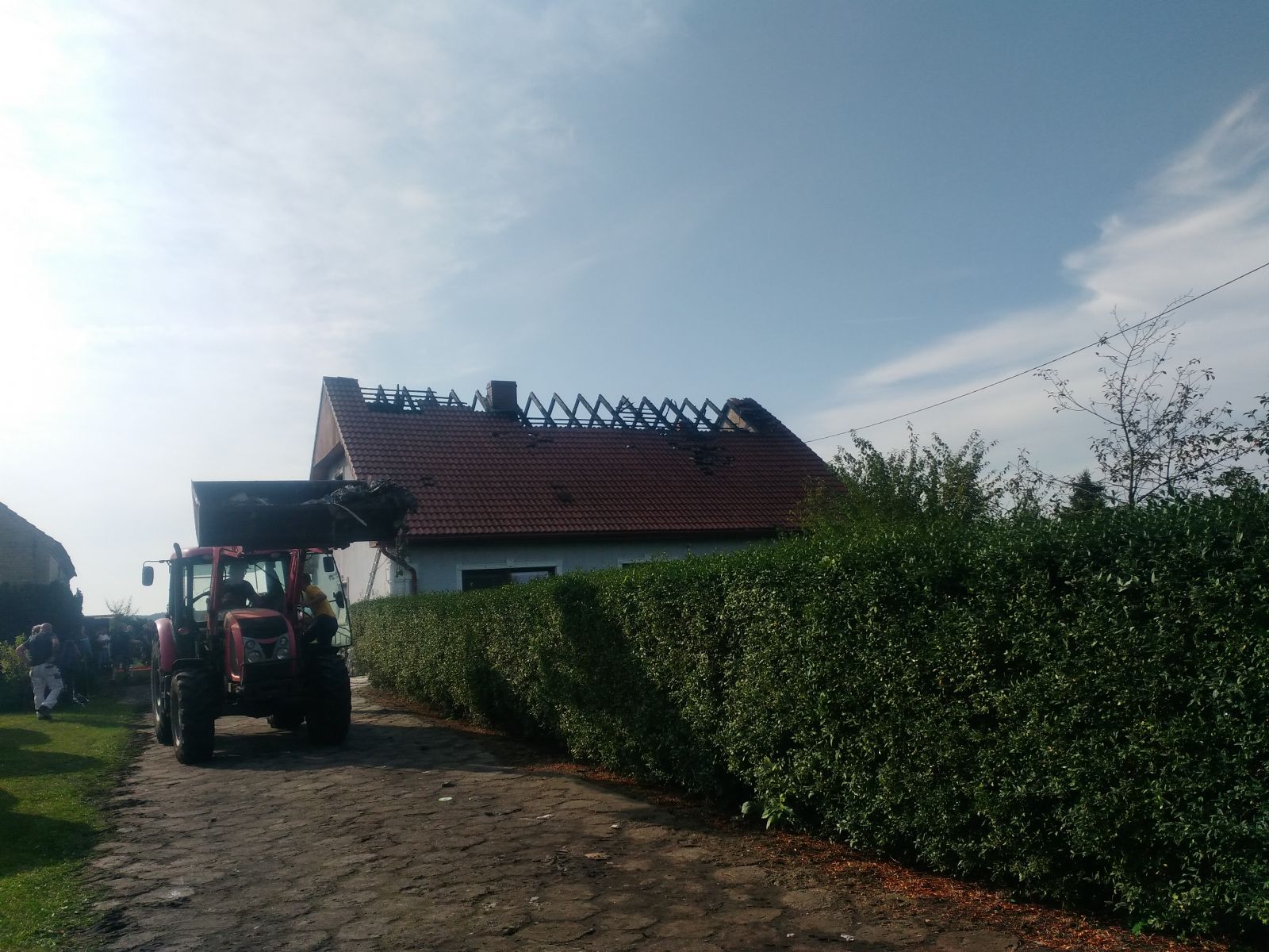 pożar w Krasowcu
