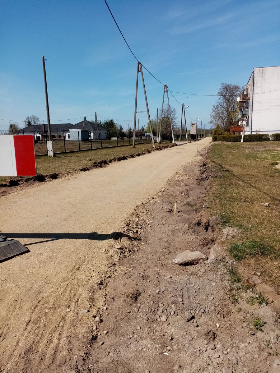 remont ul. Koralowej w miejscowości Ulim