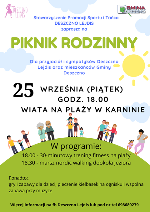PIKNIK RODZINNY Z DESZCZNO LEJDIS