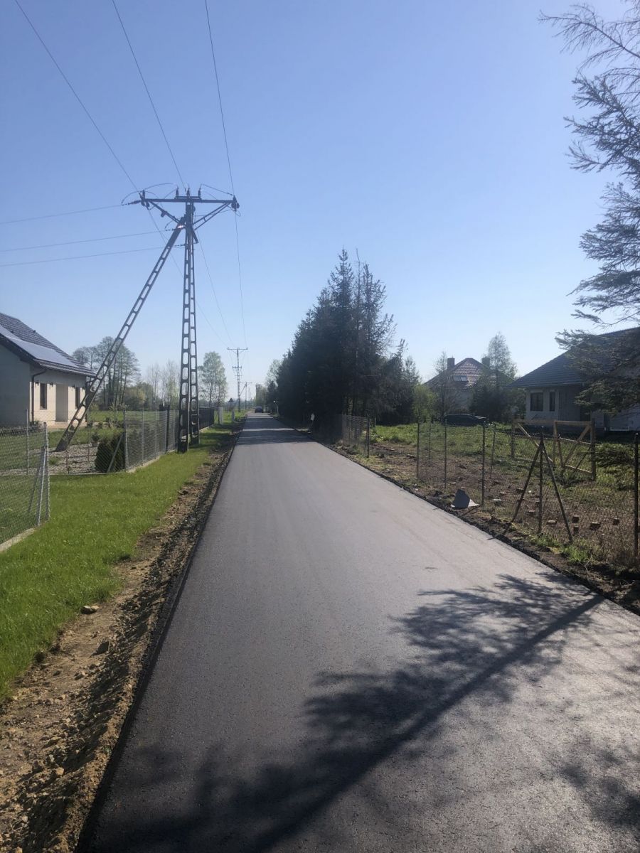 remont ul. Truskawkowej w Maszewie 