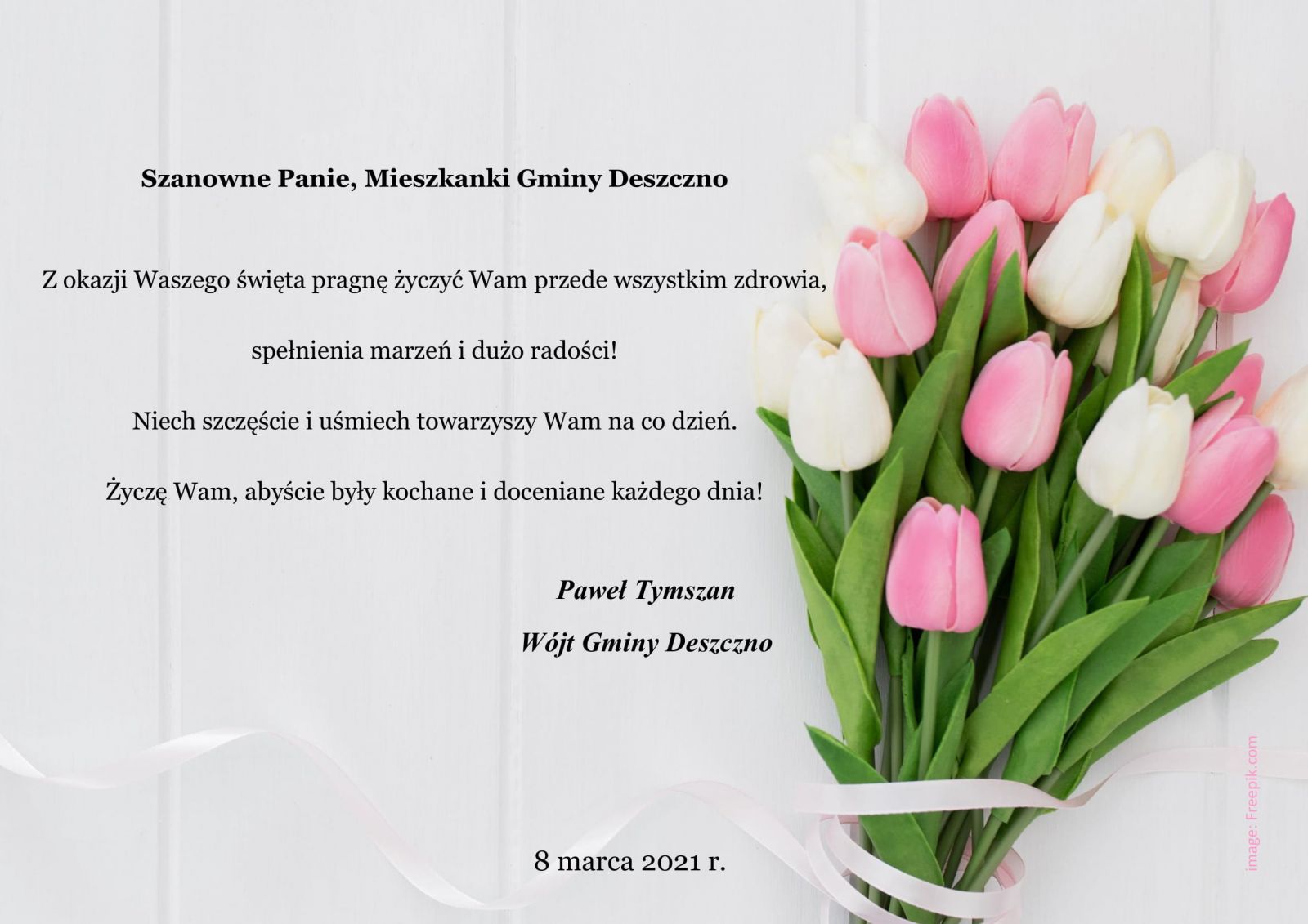 DZIEŃ KOBIET ŻYCZENIA