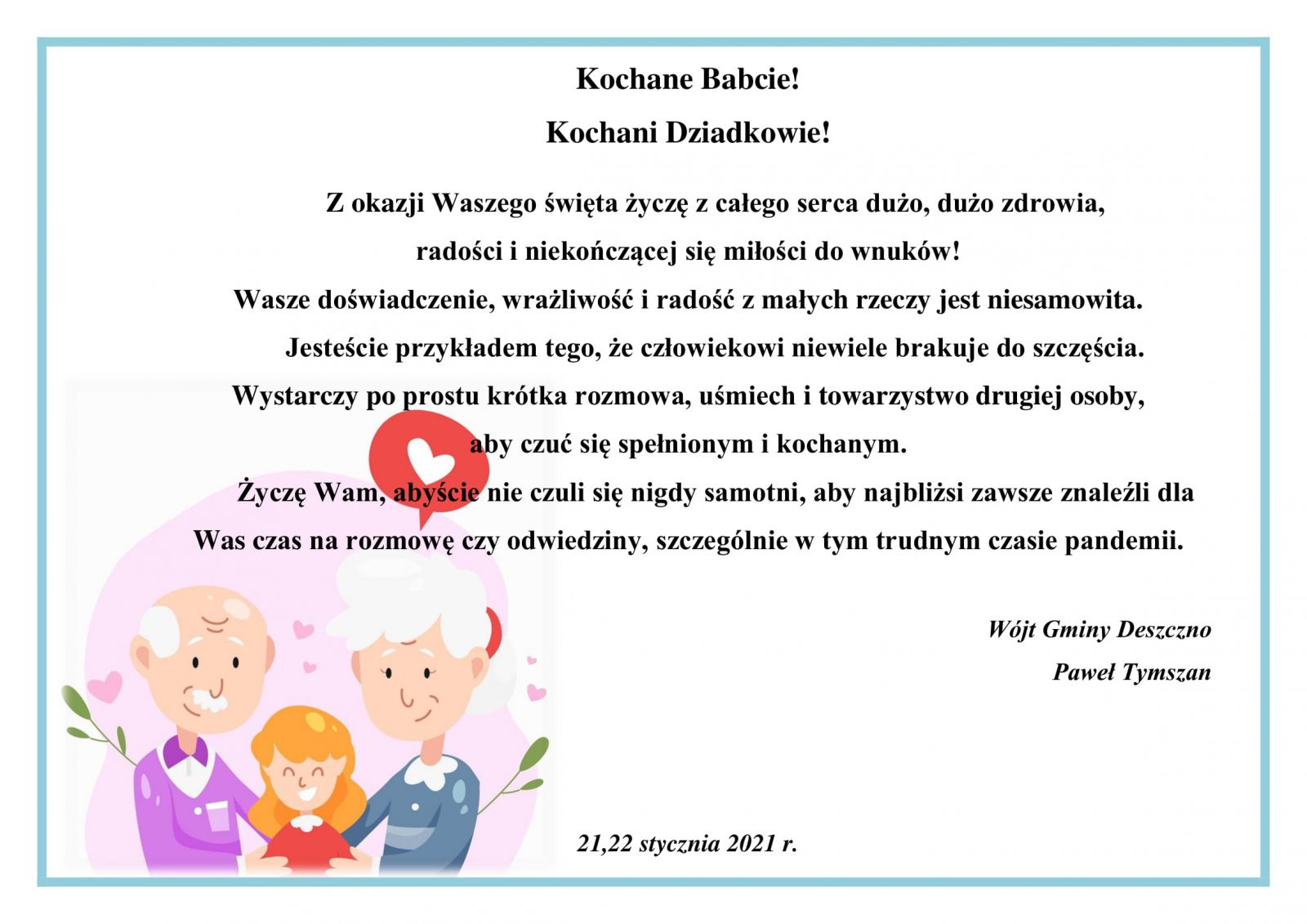 zyczenia dzień babci i dziadka