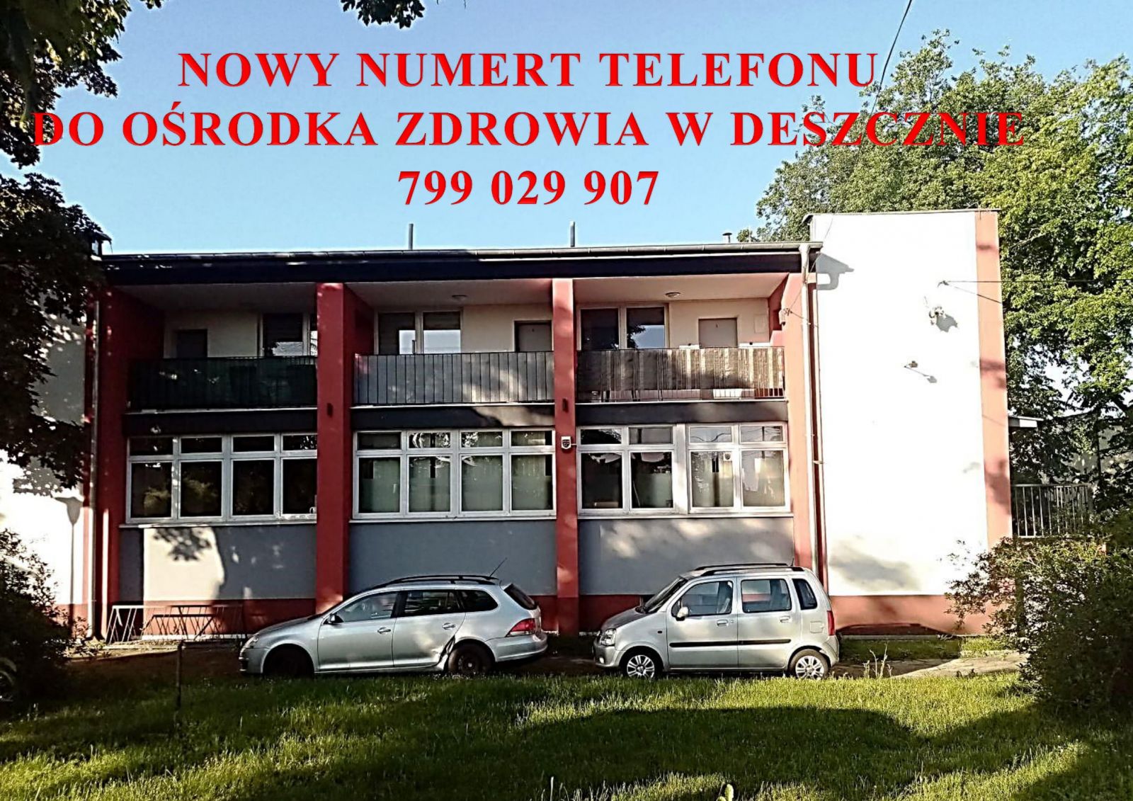 NOWY NR DO OŚRODKA ZDOWIA