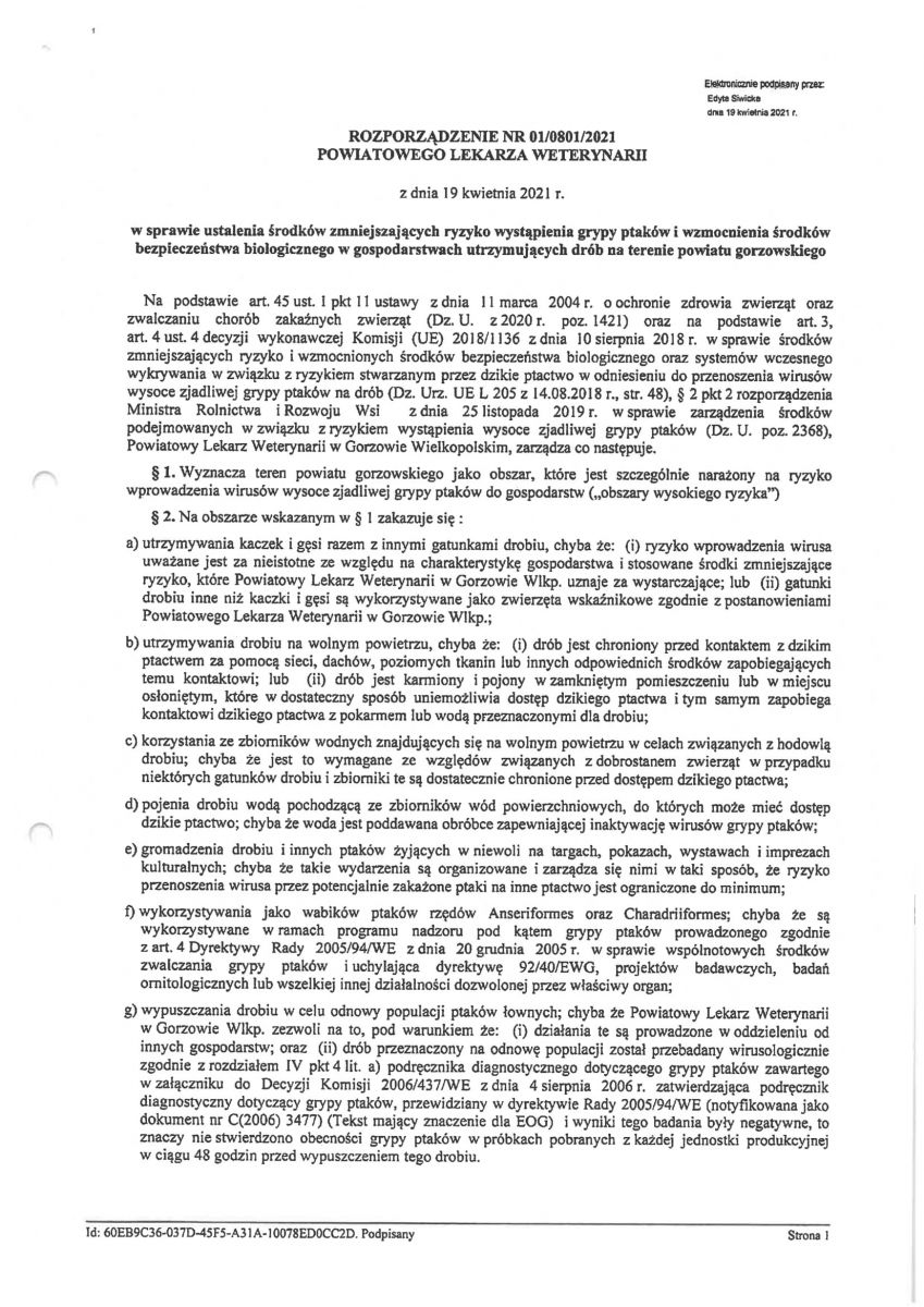 rozporządzenie