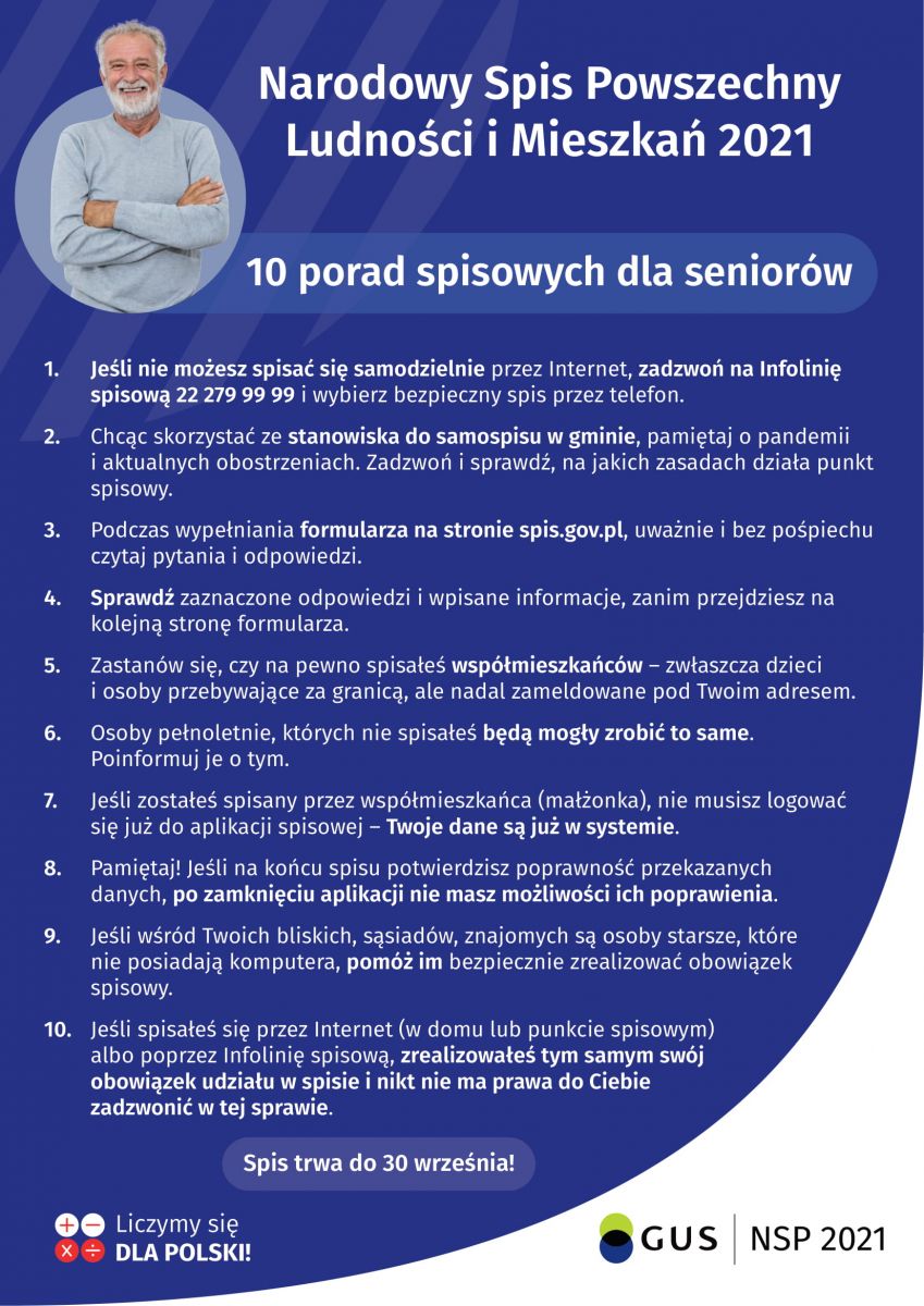 porady spisowe dla seniorów