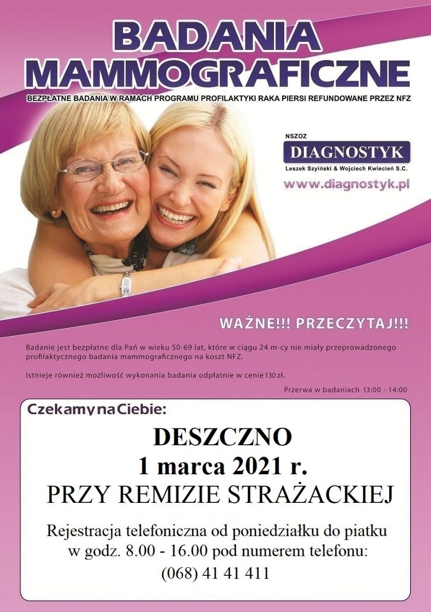 plakat mammografia