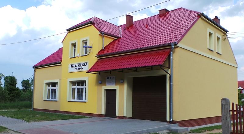 budynek świetlicy wiejskiej w miejscowości Borek