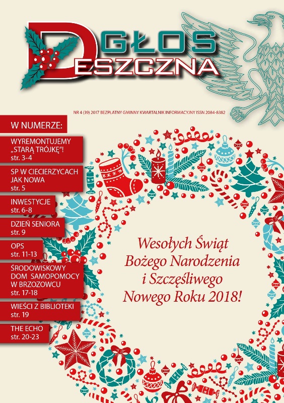 okładka Głos Deszczna nr 4/2017
