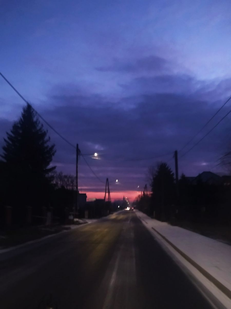 nowe lampy ledowe na ul. Świetlanej w miejscowości Osiedle Poznańskie i Ciecierzyce 